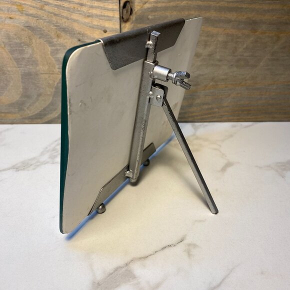 JC and Rollie Beveled Glass Frame with Adjustable Silver Easel Stand Size 5x7 - Picture 3 of 6